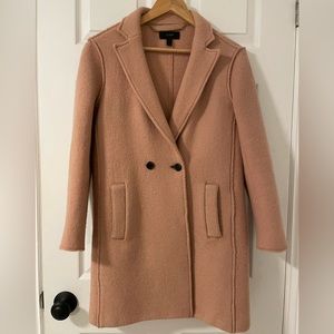 J. Crew Daphne Top Coat, Italian Boiled Wool - Size 2